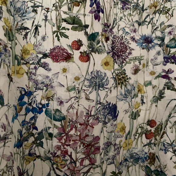 Michaela Buerger Floral Button Down Shirt cottagecore flowers garden lolita - Picture 2 of 7